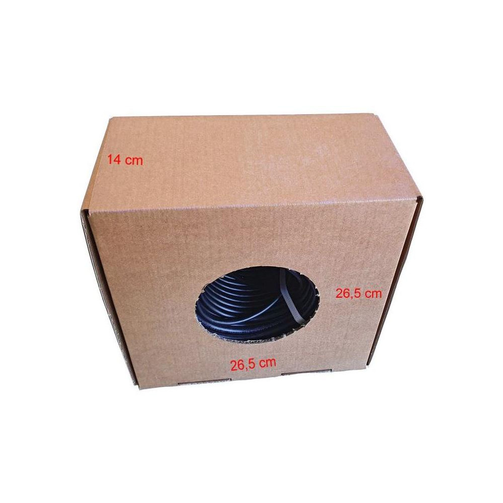 KLEXI65704PE-B100 - Kabel LEXI Cat.5e FTP venkovní dvouplášť (PVC+PE) černý
