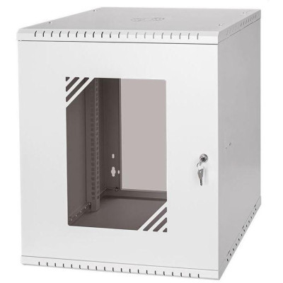 LX19-12U-450GG - LEXI-Net Basic rozvaděč nástěnný 19" 12U 520x450, dveře sklo, šedý