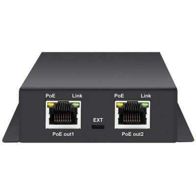 WI-PE31G - 2GE Output (max. 30W/port) + 1GE Input (30W) PoE Extender, 250m