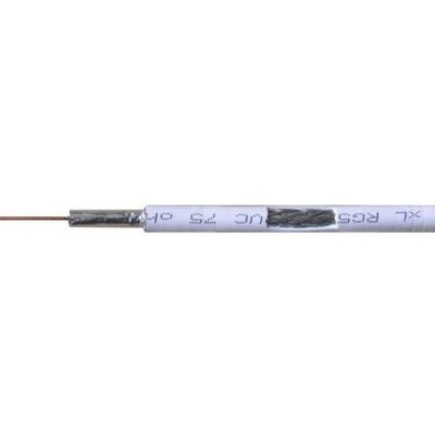 XL-RG 59W - koax. kabel, 75 Ohm, PVC, balení 100m, 0.81mm