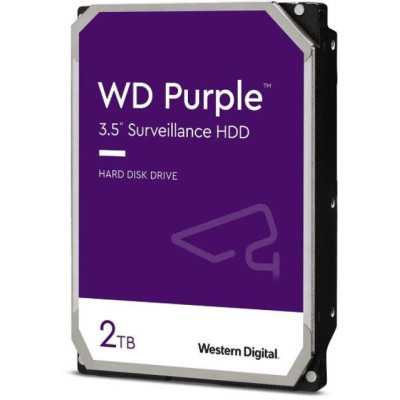 HDD 2TB WD23PURZ - Western Digital PURPLE 2TB 256MB cache, Low Noise, CMR