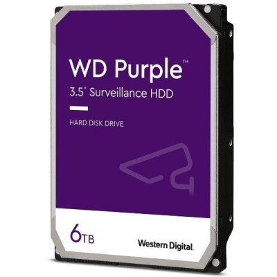 HDD 6TB WD64PURZ - Western Digital PURPLE 6TB 256MB cache, Low Noise