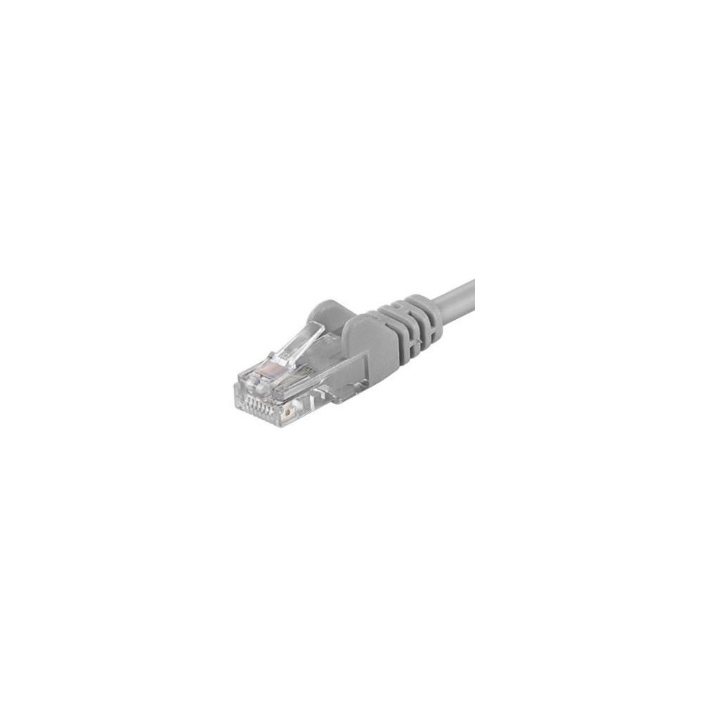 KRP-sputp01 - PremiumCord Patch kabel UTP RJ45-RJ45 level 5e 1m šedá