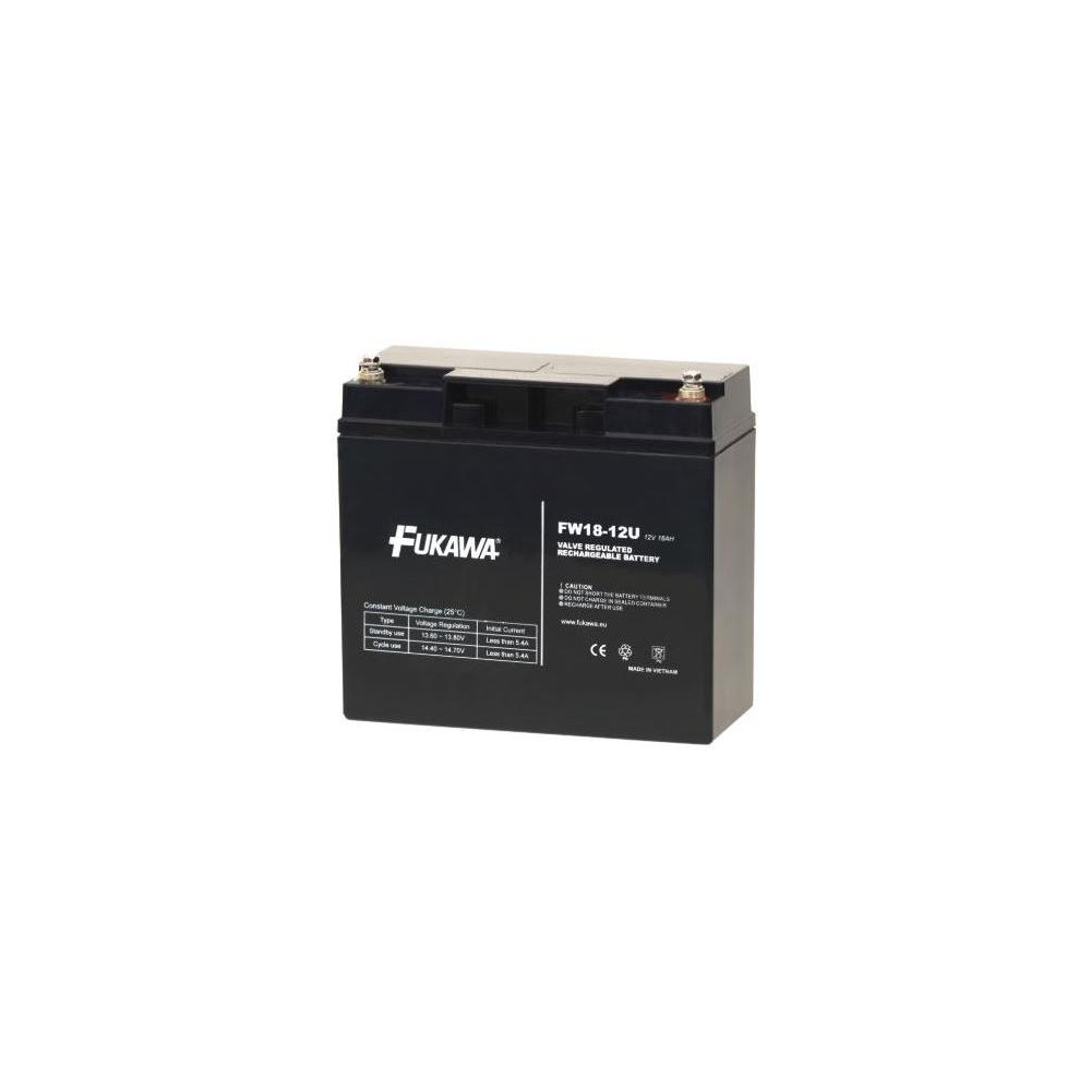Fukawa FW 18-12 U - Akumulátor bezúdržbový 12V/18Ah, závit M5, životnost 5let Fukawa FW 18-12 U - Akumulátor bezúdržbový 12V/18Ah, závit M5, životnost 5let