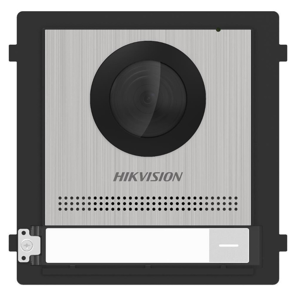 DS-KD8003-IME1(B)/S - Modul IP interkomu 1-tlačítkový s kamerou, nerez