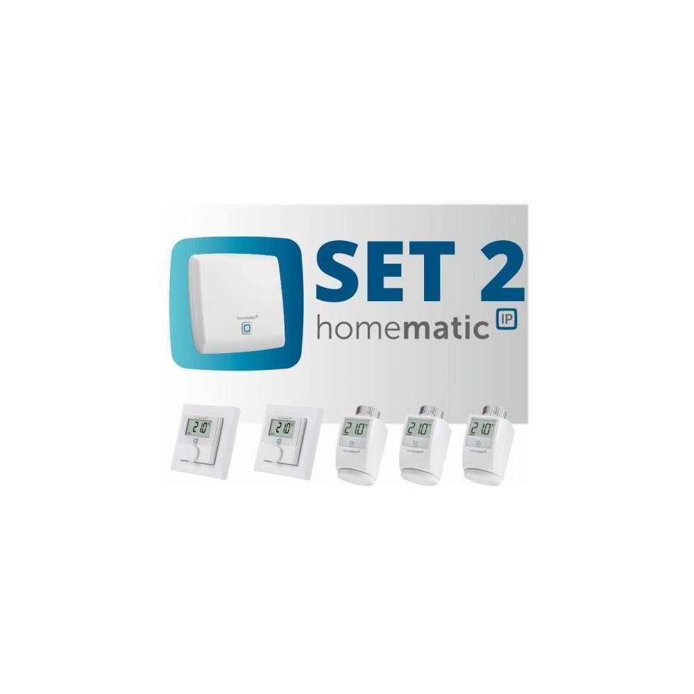 HmIP-SET2 - Rozšířená startovací sada - řízení vytápění HmIP-SET2 - Rozšířená startovací sada - řízení vytápění