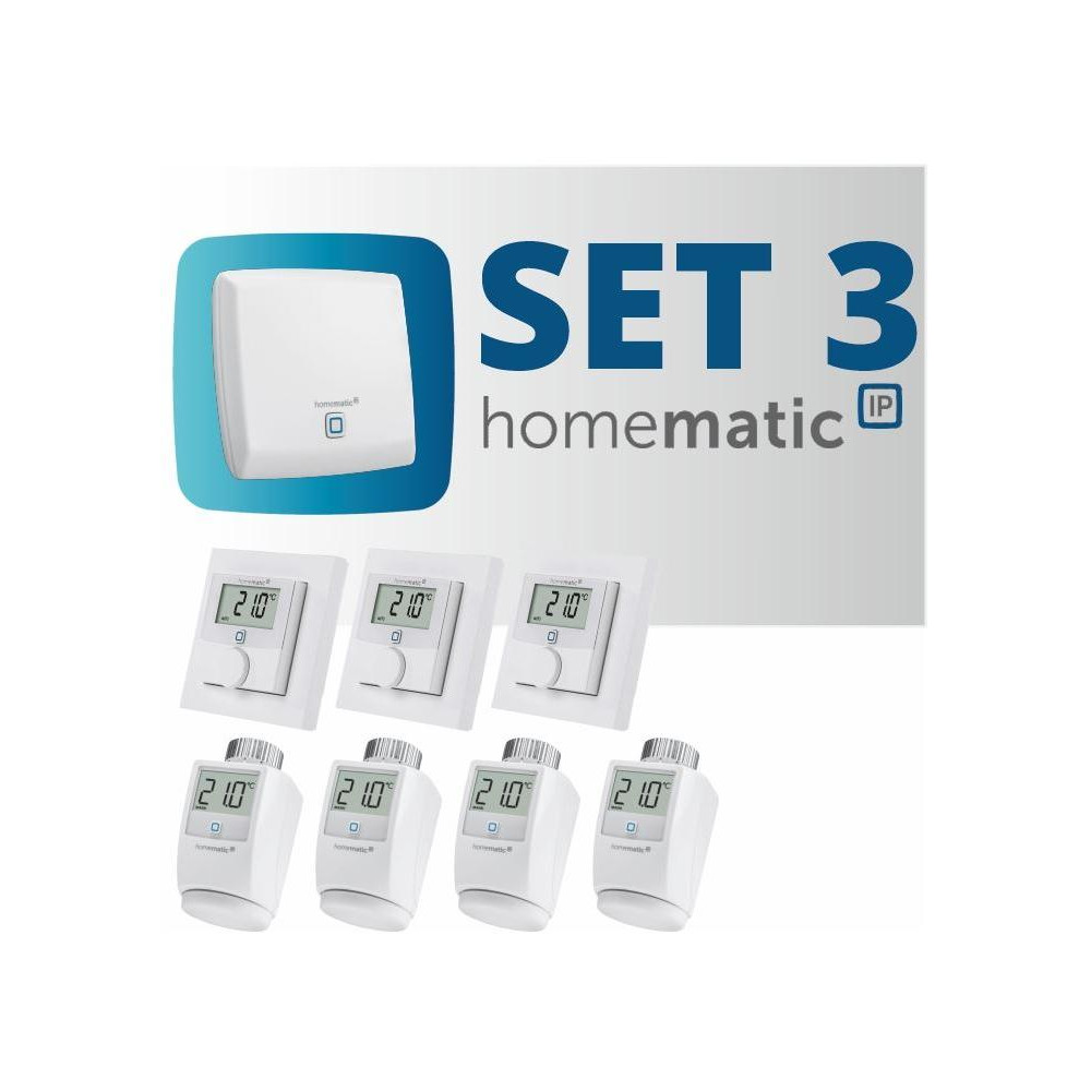 HmIP-SET3 - Rozšířená startovací sada - řízení vytápění HmIP-SET3 - Rozšířená startovací sada - řízení vytápění