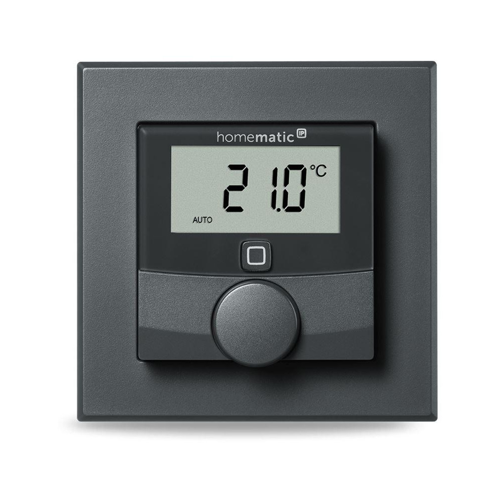 HmIP-WTH-A - Nástěnný termostat se senzorem vlhkosti, antracit HmIP-WTH-A - Nástěnný termostat se senzorem vlhkosti, antracit