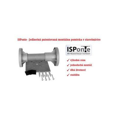 ISP130 - konzole pro montáž kamer na zateplené fasády, hloubka fasády 100-130mm