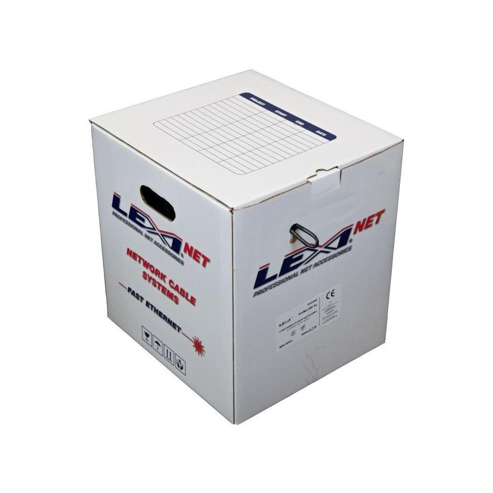 KLEXI65504PE-RB - Kabel LEXI Cat 5e UTP 24AWG venkovní dvouplášť PVC+PE černý, samoodvíjecí box KLEXI65504PE-RB - Kabel LEXI Cat 5e UTP 24AWG venkovní dvouplášť PVC+PE černý, samoodvíjecí box