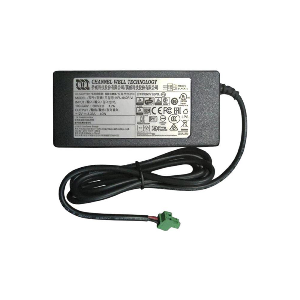KPL-040F-VI - 12VDC/3,33A/40 - ZDROJ HIKVISION, 12VDC/3,33A/40W, green KPL-040F-VI - 12VDC/3,33A/40 - ZDROJ HIKVISION, 12VDC/3,33A/40W, green