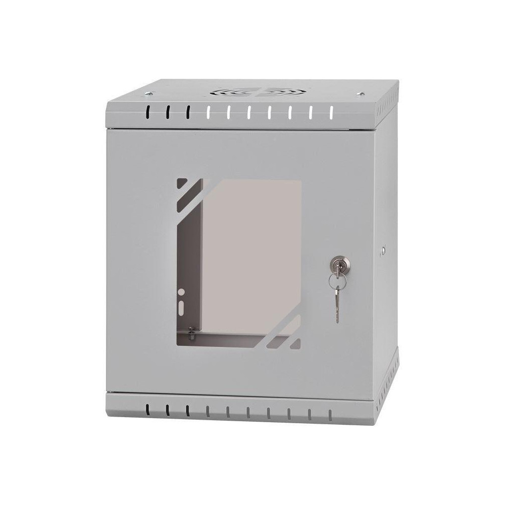 LX10-6U-300GG - LEXI-Net Basic Rozvaděč nástěnný 10" 6U 300m, dveře sklo, šedý LX10-6U-300GG - LEXI-Net Basic Rozvaděč nástěnný 10" 6U 300m, dveře sklo, šedý