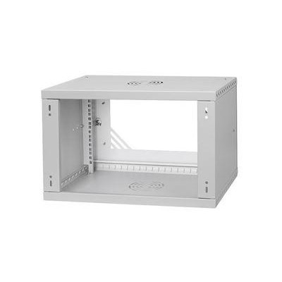 LX19-6U-450GG - LEXI-Net Basic rozvaděč nástěnný 19" 6U 520x450, dveře sklo, šedý