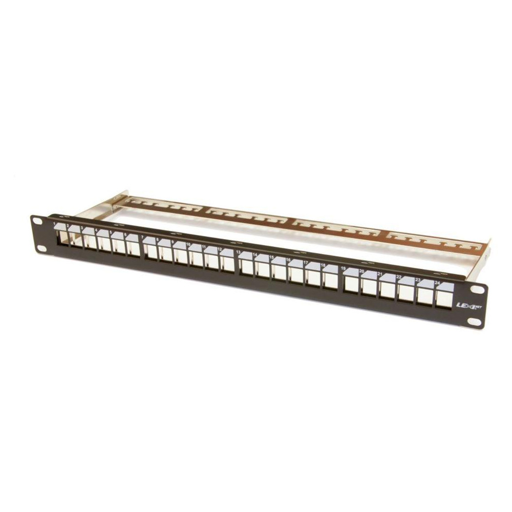 PATCHP24PNEOU/F - LEXI-Net Patch panel 24 portů neosazený pro UTP/ FTP, velikost 1U PATCHP24PNEOU/F - LEXI-Net Patch panel 24 portů neosazený pro UTP/ FTP, velikost 1U