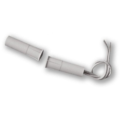 TAP-10, bílý - bílý, závrtný, s rozšířenými koncovkami, průměr 11 mm, délka 32 mm