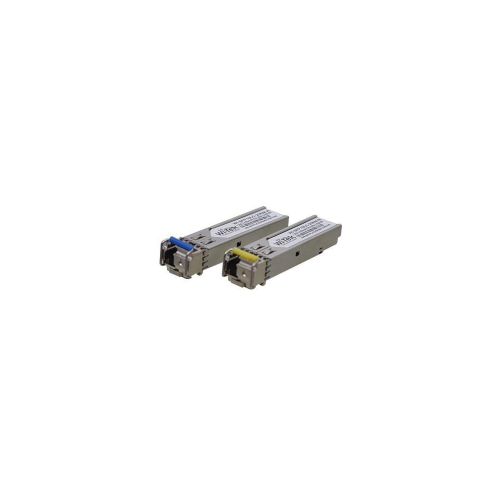 WI-SFP10LC-20KM - Sada SFP modulů, single mode, 1310nm/1550nm, SimplexLC, 20km, pár WI-SFP10LC-20KM - Sada SFP modulů, single mode, 1310nm/1550nm, SimplexLC, 20km, pár