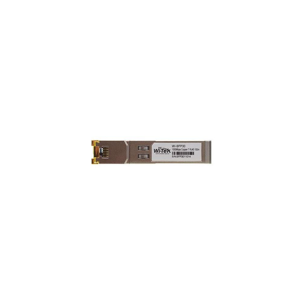WI-SFP30 - Gb metalický modul do SFP slotu, RJ-45, 100m WI-SFP30 - Gb metalický modul do SFP slotu, RJ-45, 100m