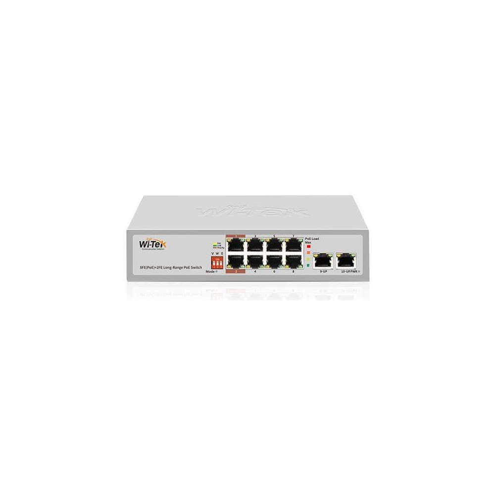 WI-PS210S - 8FE + 2FE HiPoE switch, 250m, 110W WI-PS210S - 8FE + 2FE HiPoE switch, 250m, 110W