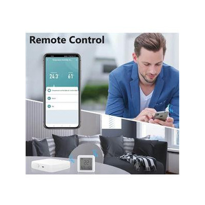 BSS-X-TH-LF-C-MS - Bluetooth Smart sensor vlhkosti,  LCD vnitřní vlhkoměr a teploměr