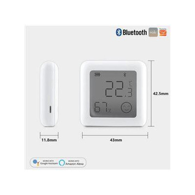 BSS-X-TH-LF-C-MS - Bluetooth Smart sensor vlhkosti,  LCD vnitřní vlhkoměr a teploměr
