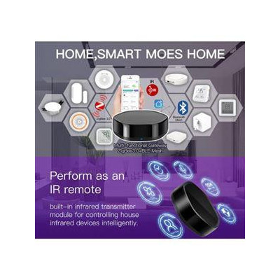 MHUB-YR-W-IR-MS - WiFi 2 v 1 bezdrátová multifunkční řídící jednotka s IR dálkovým ovladačem
