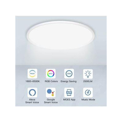 WCL-TD25-RCW-Y-WH-MS - Wifi stropní světlo, 25W, RGB+C+W