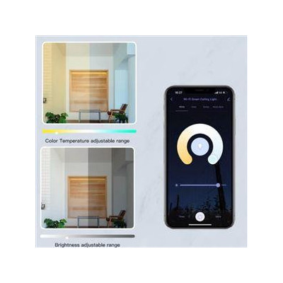 WCL-TD25-RCW-Y-WH-MS - Wifi stropní světlo, 25W, RGB+C+W