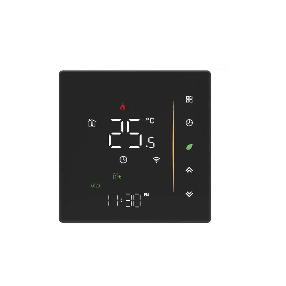 WHT-006-GB-BK-MS - Moes WiFi Smart termostat pro elektrické podlahové vytápění, černý WHT-006-GB-BK-MS - Moes WiFi Smart termostat pro elektrické podlahové vytápění, černý