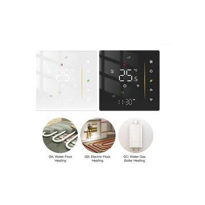 WHT-006-GB-BK-MS - Moes WiFi Smart termostat pro elektrické podlahové vytápění, černý