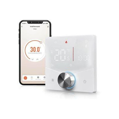 WHT-009-GA-WH-MS - Moes WiFi Smart termostat pro vodní podlahové vytápění, bílý