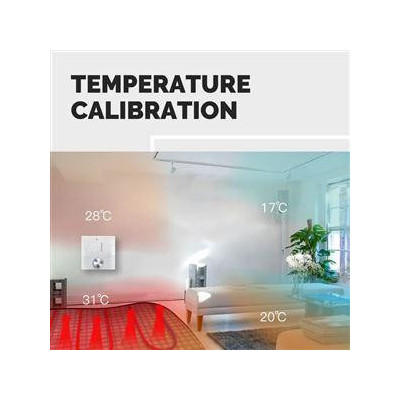 WHT-009-GA-WH-MS - Moes WiFi Smart termostat pro vodní podlahové vytápění, bílý
