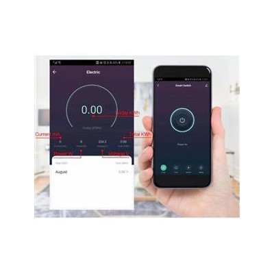 WM-101-16A-MS - Smart WiFi spínač elektrických spotřebičů,16A