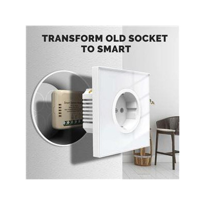 WM-104B-M-MS - 2 kanálový Smart WiFi spínač elektrických spotřebičů, 10A