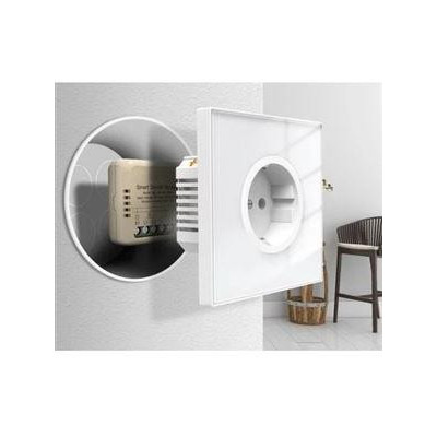 WM-104-M-16AM-MS - Smart WiFi kanálový spínač s měřením spotřeby energie-16A