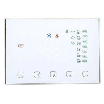 WRHT-8000-GC-WH-EN - Moes WiFi Smart termostat + RF přijímač pro elektrickým/plynový bojler, bílý