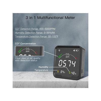 WSS-FB-CO2-U-MS - Smart WiFi detektor CO2, teploty a vlhkosti