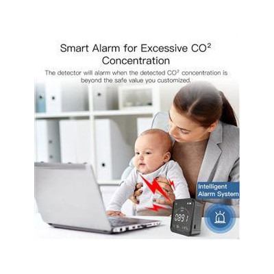 WSS-FB-CO2-U-MS - Smart WiFi detektor CO2, teploty a vlhkosti