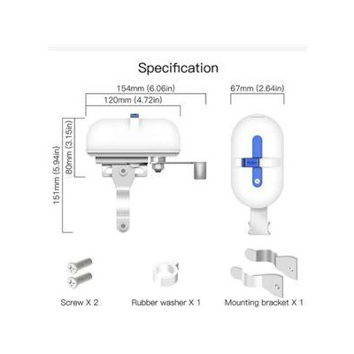 WV-QY-EU-EN - Smart motorizovaný zavírač ventilu MOES WV-QY-EU Valve WiFi Tuya