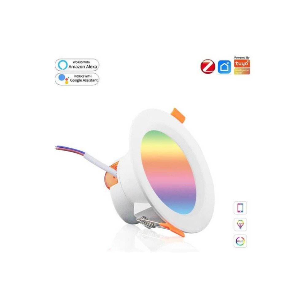 ZB-LZD7-RCW-MS - ZigBee Smart LED stmívatelné bodové světlo RGB 2700K-6500K W+C ZB-LZD7-RCW-MS - ZigBee Smart LED stmívatelné bodové světlo RGB 2700K-6500K W+C
