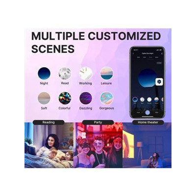 ZB-TDD6-RCW-4-MS - ZigBee Smart LED stmívatelné kulaté barevné bodové světlo, 6W
