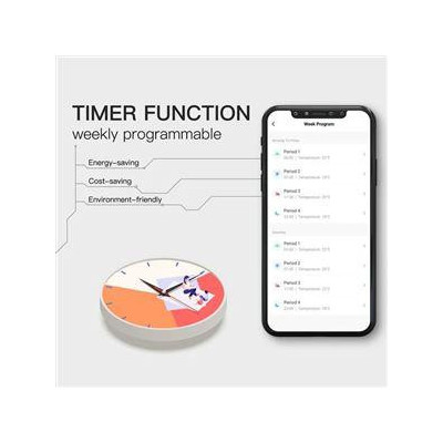 ZHT-006-GB-WH-MS - Moes ZigBee Smart termostat pro elektrické podlahové vytápění, bílý