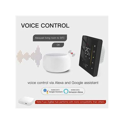 ZHT-006-GB-WH-MS - Moes ZigBee Smart termostat pro elektrické podlahové vytápění, bílý