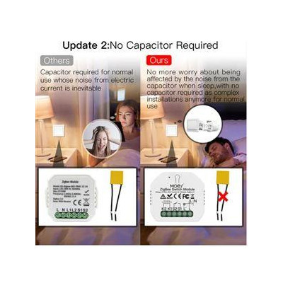ZM-104-L-MS - Mini ZigBee modul spínače světel