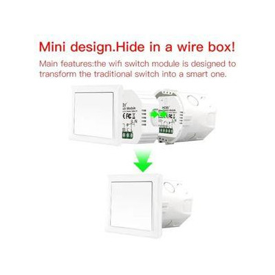 ZM-104-L-MS - Mini ZigBee modul spínače světel