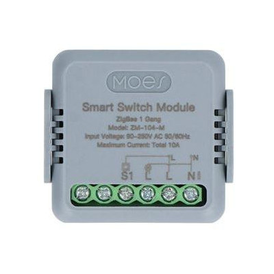 ZM-104-M-MS - Mini ZigBee spínač elektrických spotřebičů, AC 90-250V, 10A