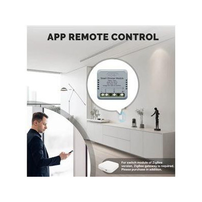 ZM-105-M-MS - Mini ZigBee ovladač intenzity osvětlení, AC 90-250V, 150W