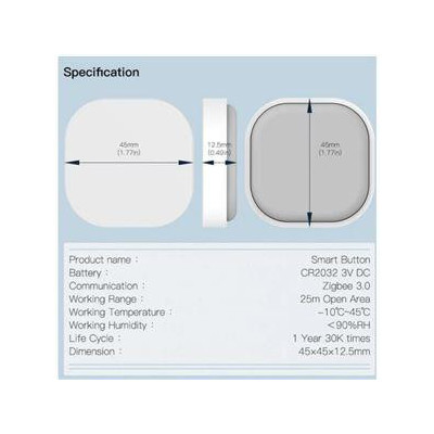 ZT-SY-SR-MS - Smart ZigBee vodotěsný ovladač osvětlení