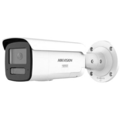 DS-2CD2T47G3-LIS2UY/SL(2.8mm) - 4MPix IP Bullet Hybrid ColorVu AcuSense kamera, LED/IR 60m, WDR 130dB, Audio, Alarm, IP67, blika