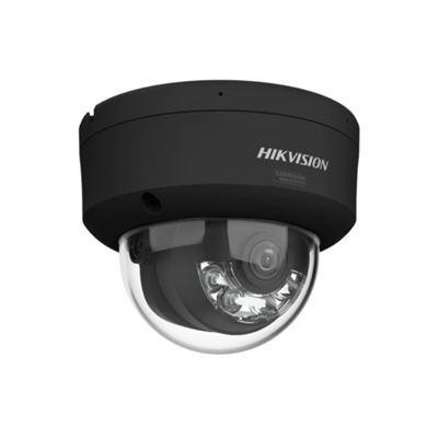 DS-2CD2147G3-LIS2UY(2.8mm)(BLACK) - 4MPix IP Dome Hybrid ColorVu AcuSense kamera, LED/IR 30m,WDR 130dB,Audio,Alarm,IP67,IK10, če