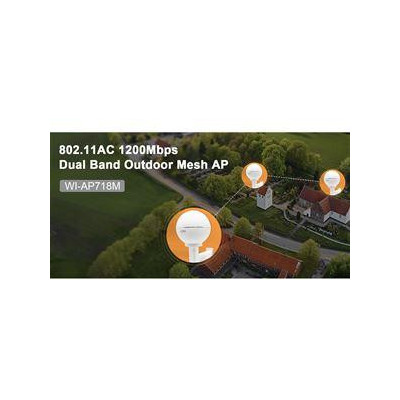 WI-AP718M V2 - Venkovní Cloud Mesh AP, 802.11ac, 2,4/5,8GHz, IP65